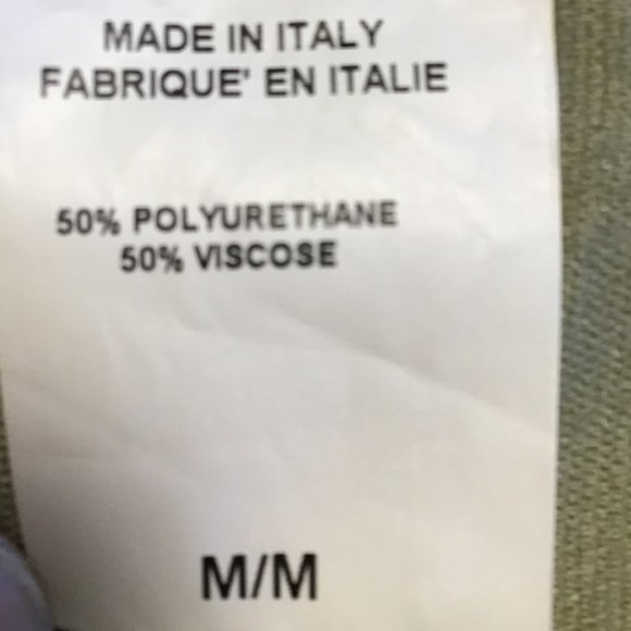 LUNA Allegra Tan Italian Faux Leather Joggers With Pockets - Picture 10 of 11